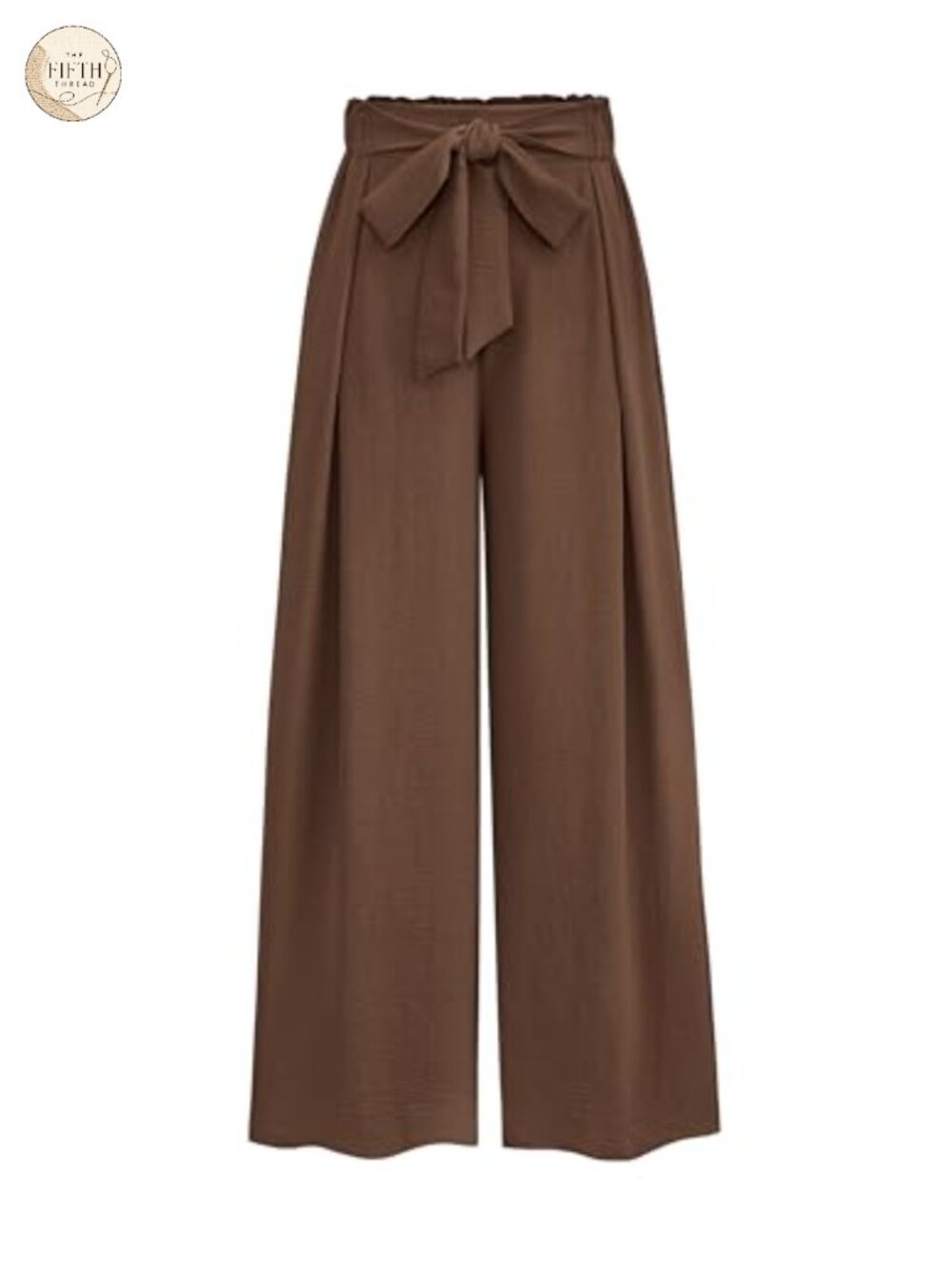 PRETTYGARDEN Wide Leg Palazzo Pants High Waisted Pull On Pleated Ankle Length